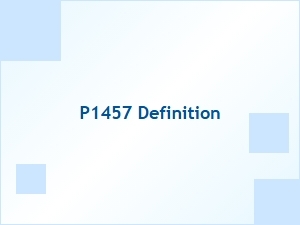 Vehicle Code P1457 Definition for Obd2 System