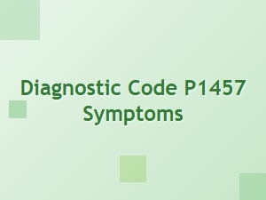 Diagnostic Code P1457 Symptoms and Causes