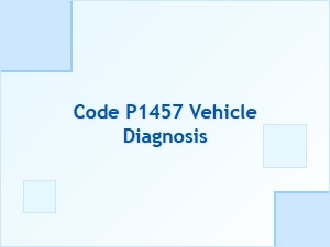 Code P1457 Vehicle Diagnosis Guide
